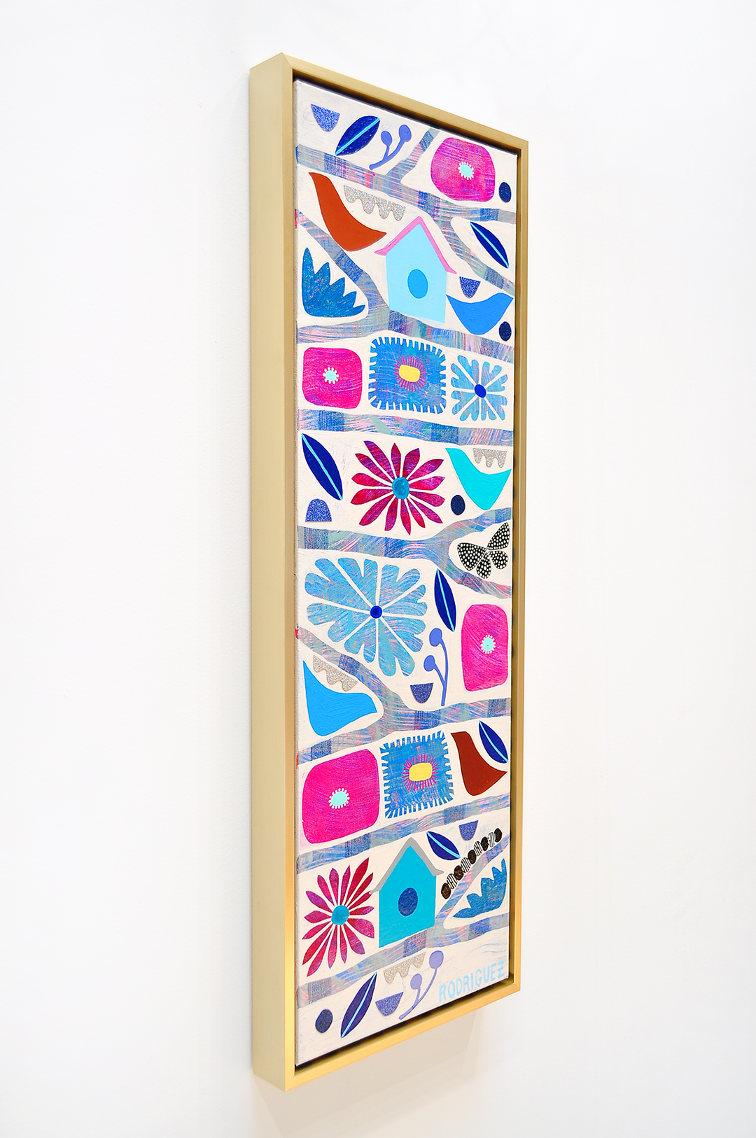 Renewal - Tree Of Life Mini - Framed 37.5x13.5 on Canvas