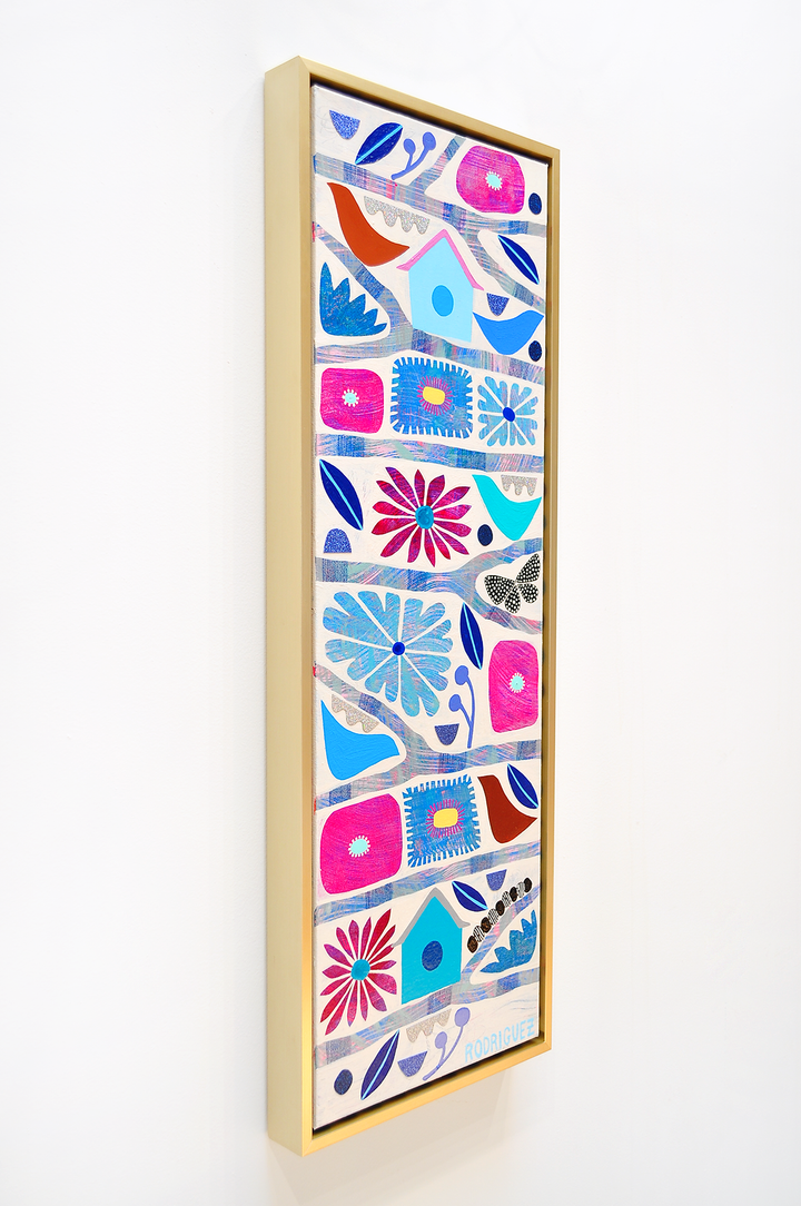 Renewal - Tree Of Life Mini - Framed 37.5x13.5 on Canvas