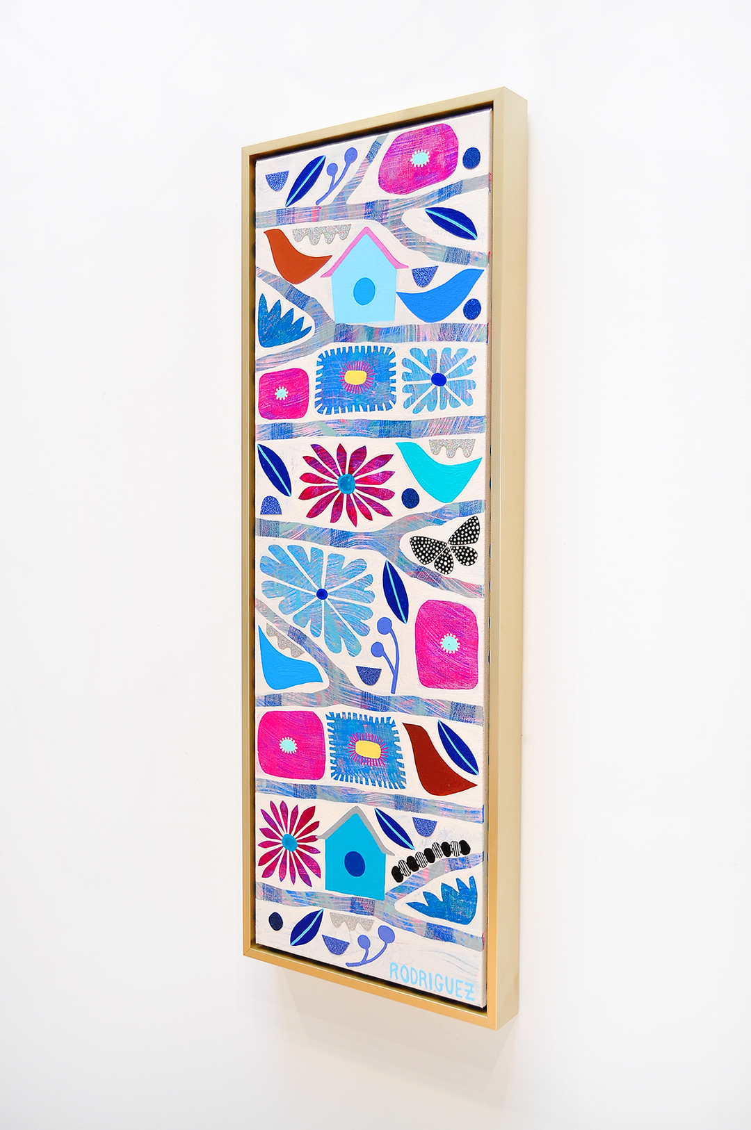 Renewal - Tree Of Life Mini - Framed 37.5x13.5 on Canvas