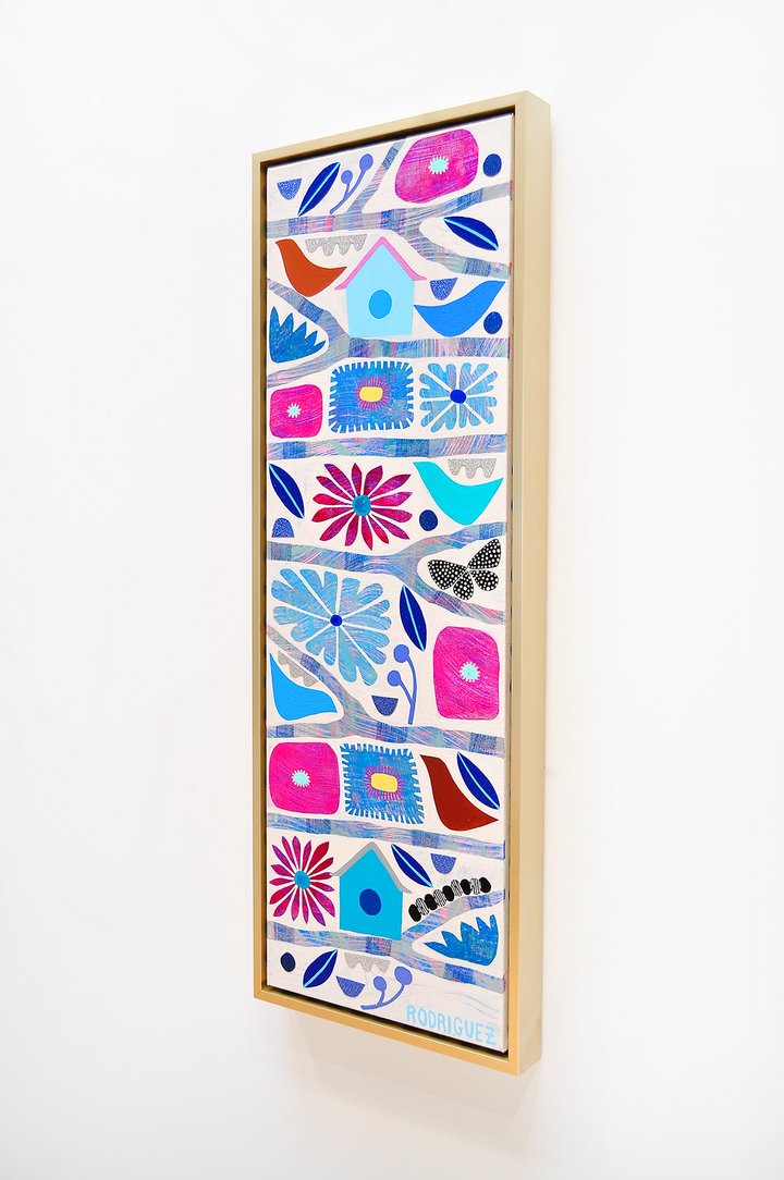 Renewal - Tree Of Life Mini - Framed 37.5x13.5 on Canvas