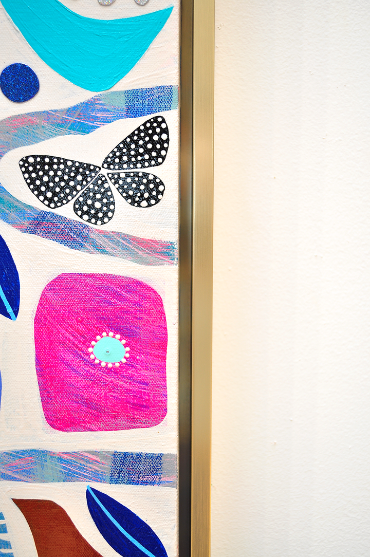 Renewal - Tree Of Life Mini - Framed 37.5x13.5 on Canvas