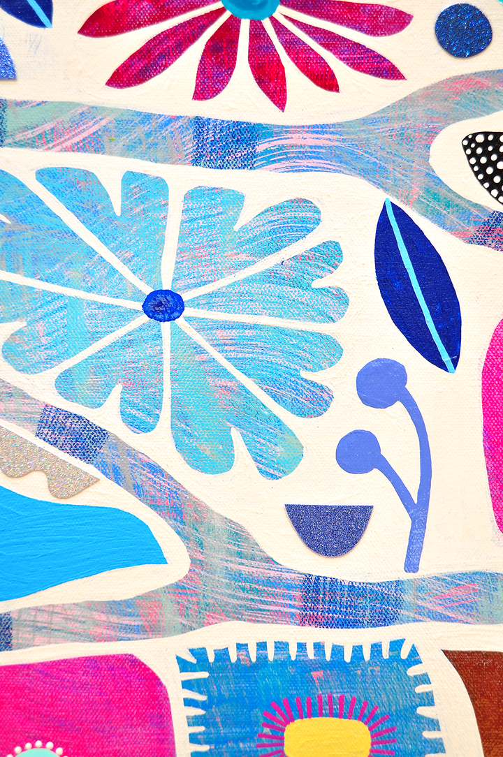 Renewal - Tree Of Life Mini - Framed 37.5x13.5 on Canvas