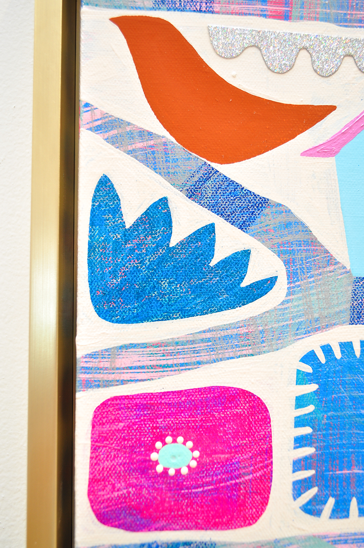Renewal - Tree Of Life Mini - Framed 37.5x13.5 on Canvas