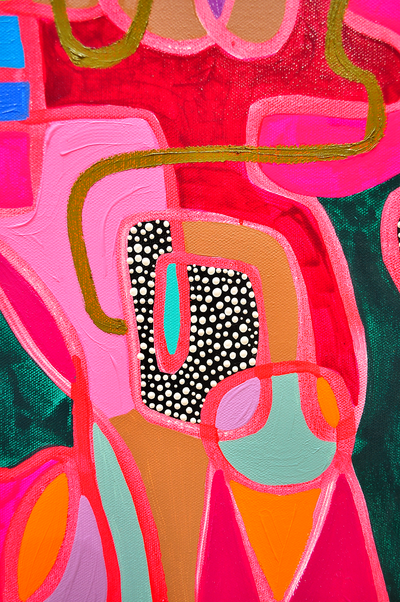 Bohemian Rhapsody - 36x36 on Canvas