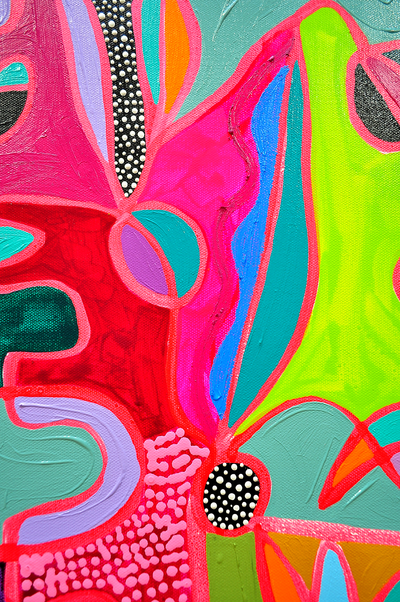 Bohemian Rhapsody - 36x36 on Canvas
