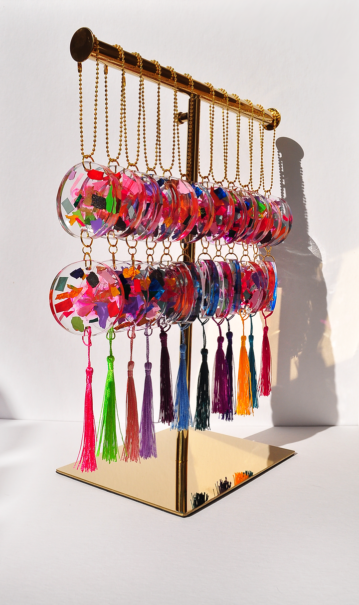Light Catcher Hot Pink Tassel