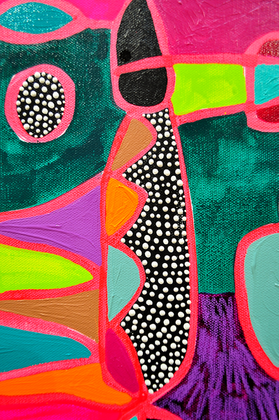 Bohemian Rhapsody - 36x36 on Canvas