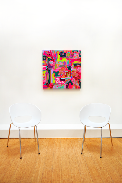 Bohemian Rhapsody - 36x36 on Canvas