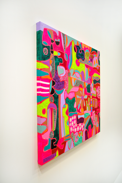 Bohemian Rhapsody - 36x36 on Canvas