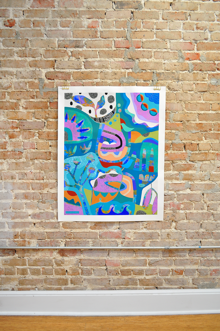 BLISS BEFORE DAWN - 32x40 ON PAPER
