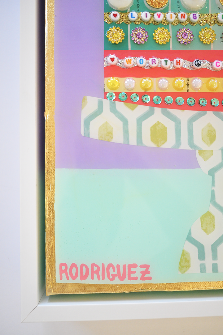 Already Worth Celebrating - 12.5 x 15.5 Framed Mixed Media on Canvas