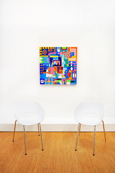 Joy Factory - 36x36 on Canvas