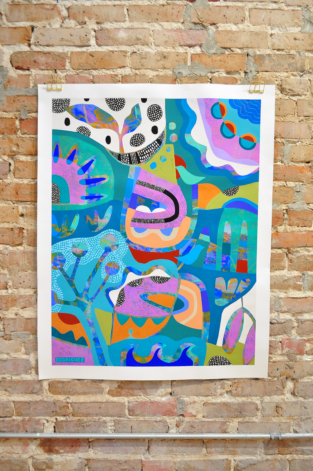 BLISS BEFORE DAWN - 32x40 ON PAPER