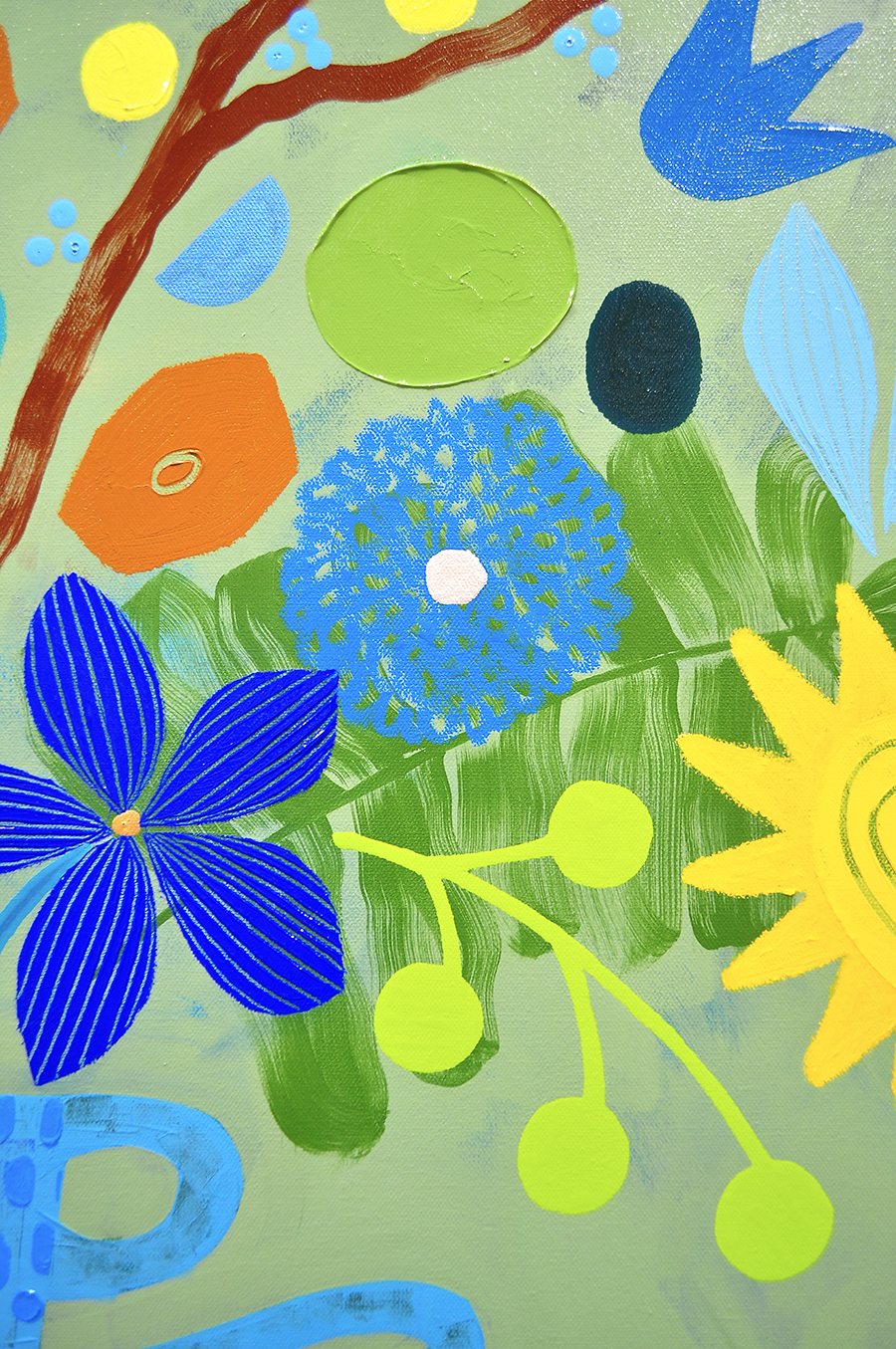Simple Pleasures - FRAMED 48.5x48.5 on Canvas