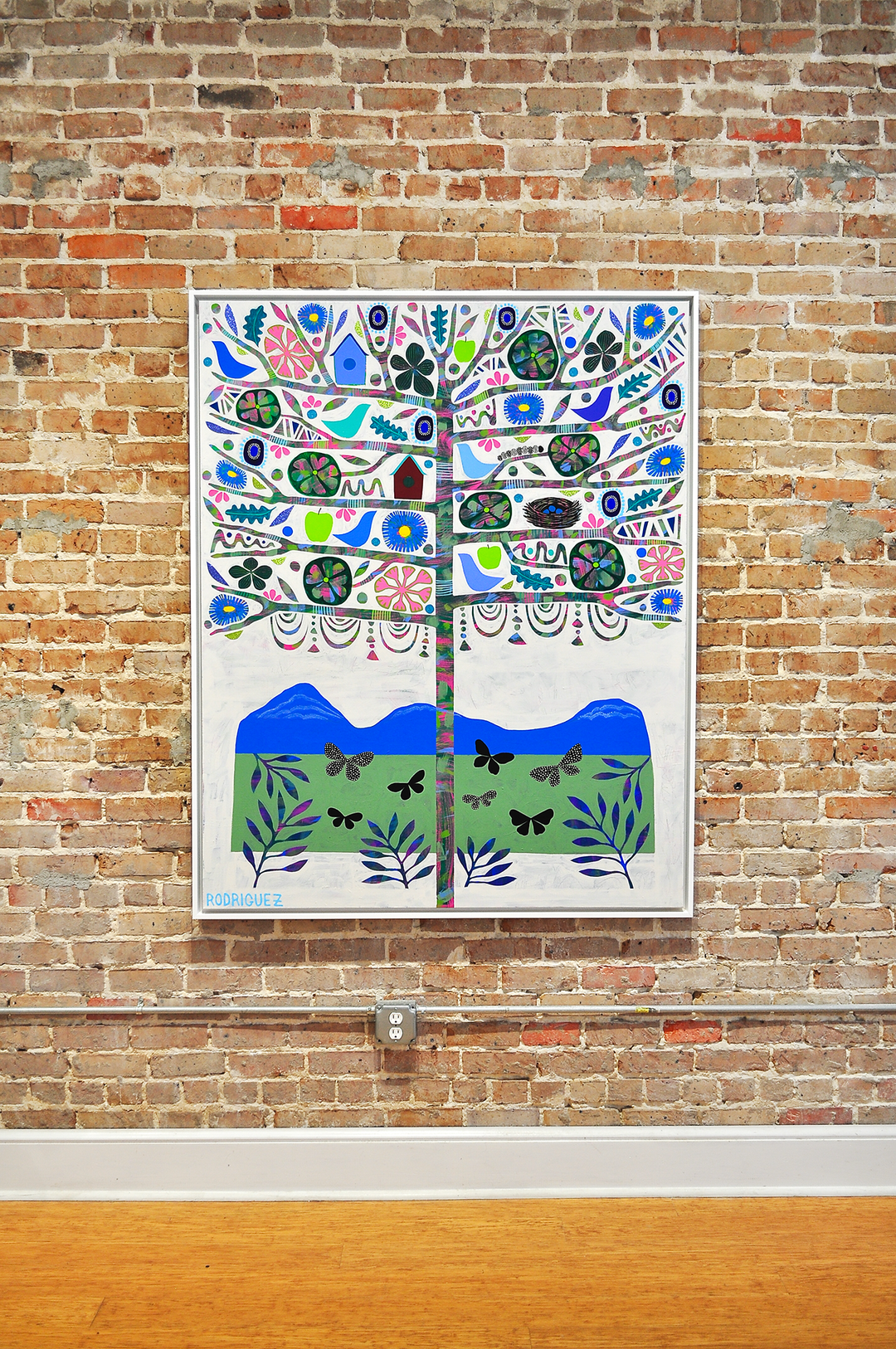 Back To Eden - Framed 62x50 on Canvas