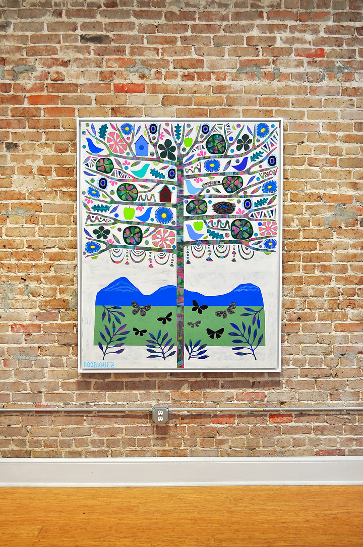 Back To Eden - Framed 62x50 on Canvas