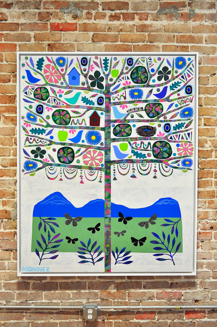 Back To Eden - Framed 62x50 on Canvas