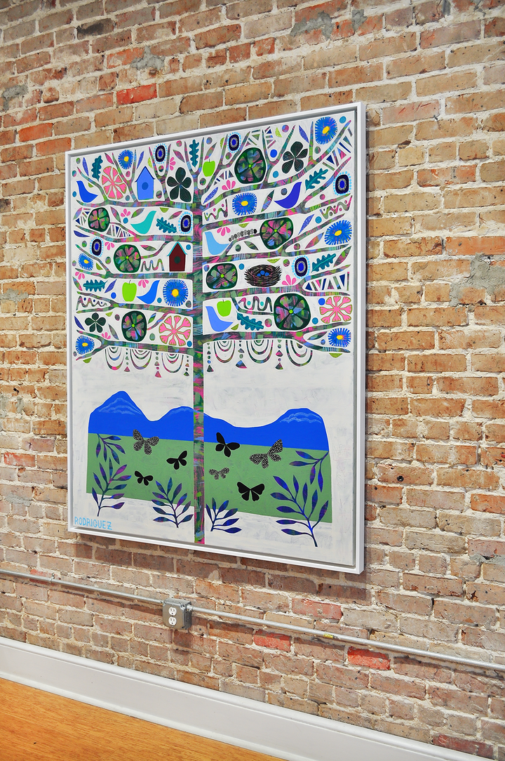 Back To Eden - Framed 62x50 on Canvas