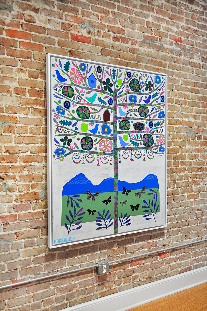 Back To Eden - Framed 62x50 on Canvas