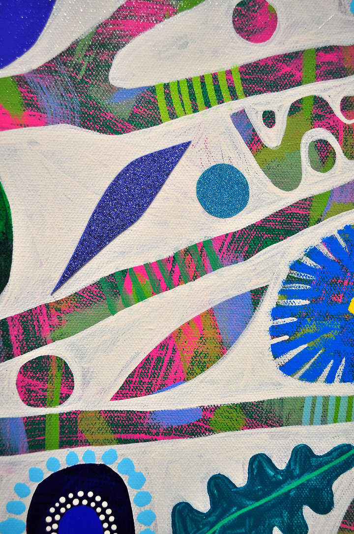 Back To Eden - Framed 62x50 on Canvas