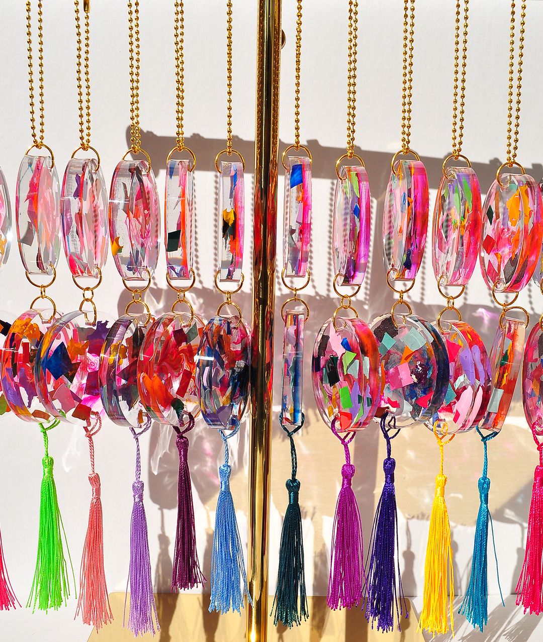 Light Catcher Hot Pink Tassel
