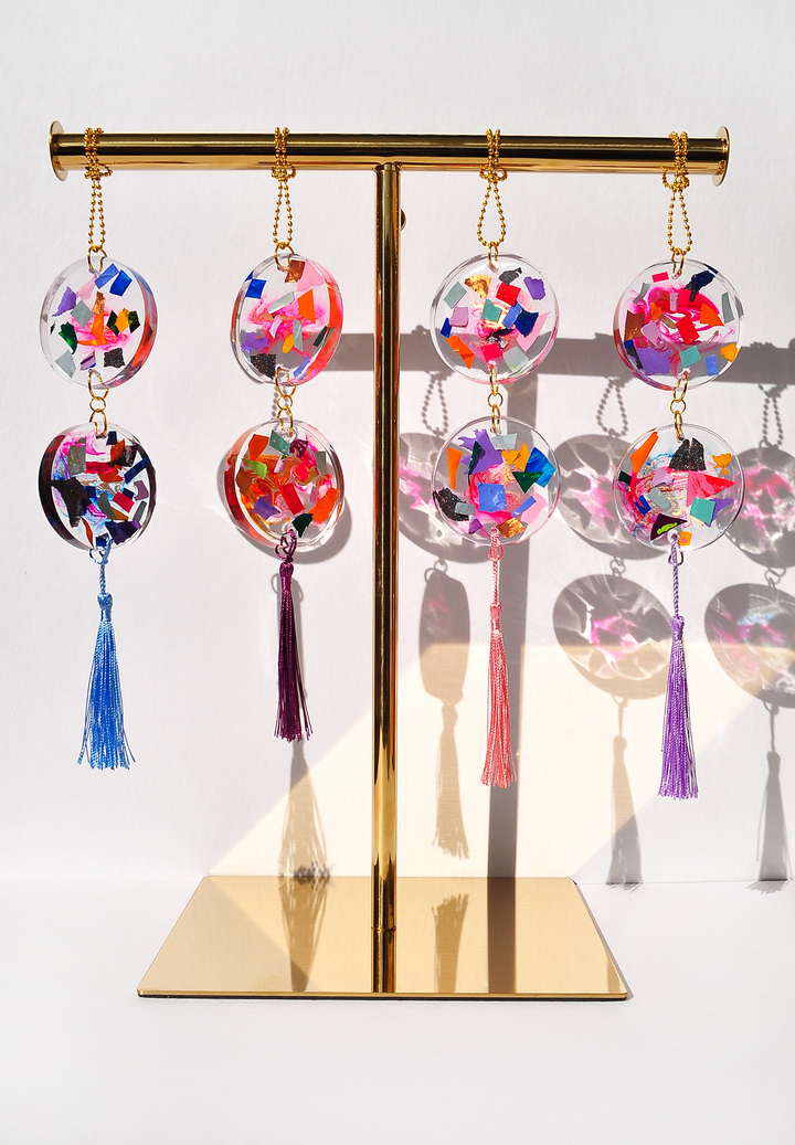 Light Catcher Hot Pink Tassel