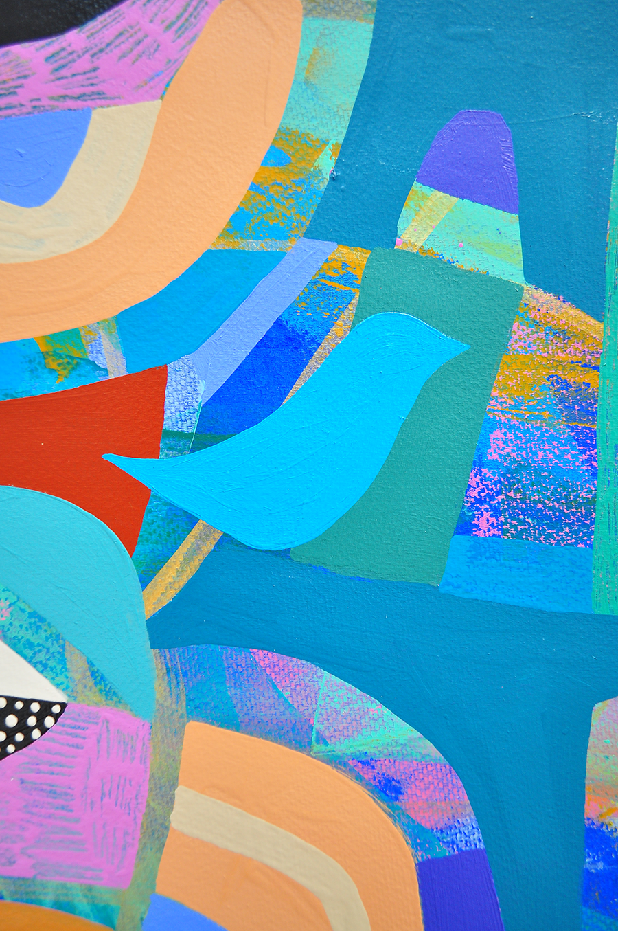 BLISS BEFORE DAWN - 32x40 ON PAPER