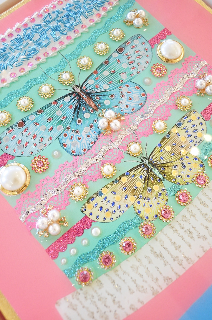 Sugar & Spice & Everything Nice - 12.5 x 15.5 Framed Mixed Media on Canvas