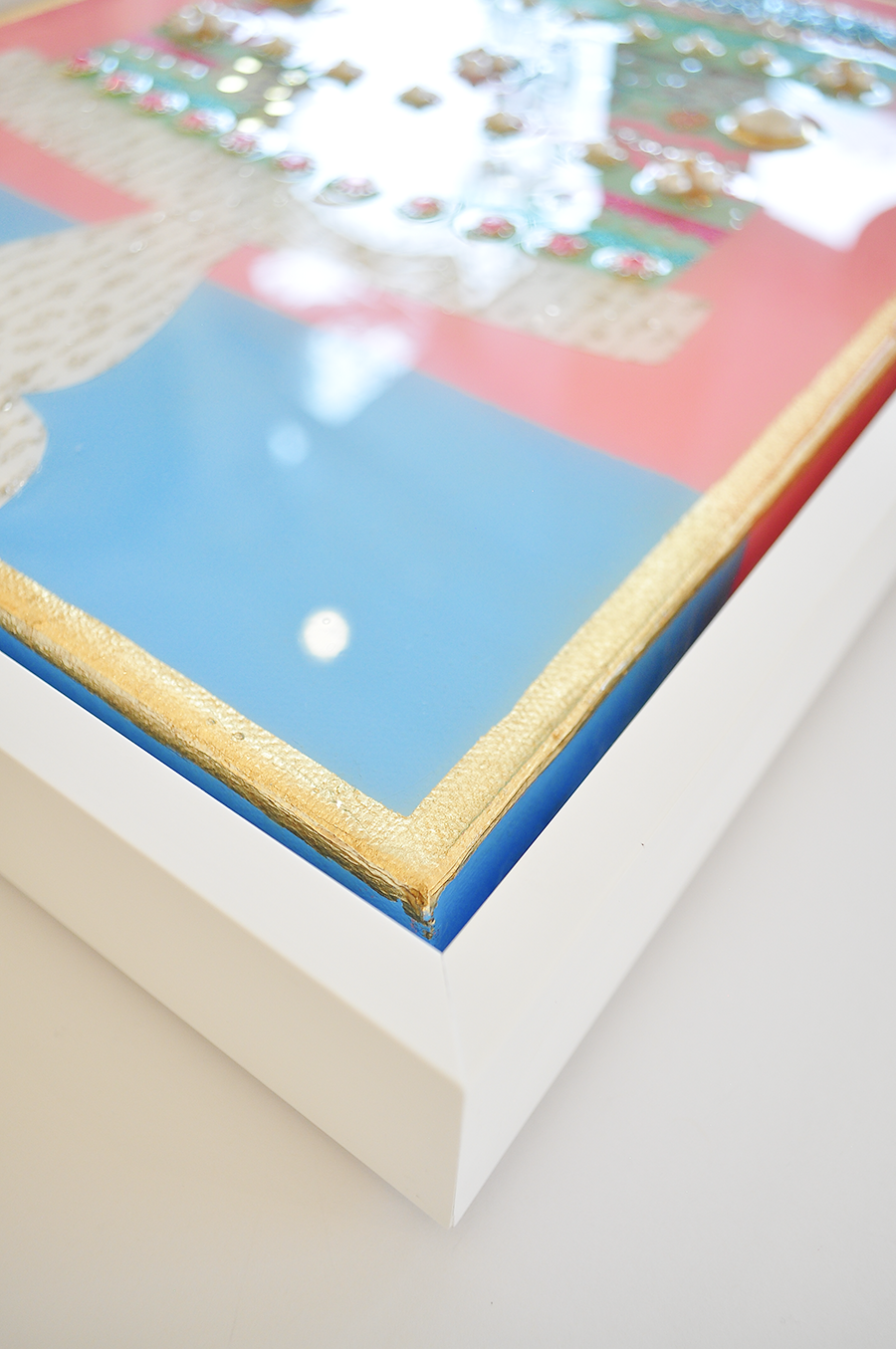 Sugar & Spice & Everything Nice - 12.5 x 15.5 Framed Mixed Media on Canvas