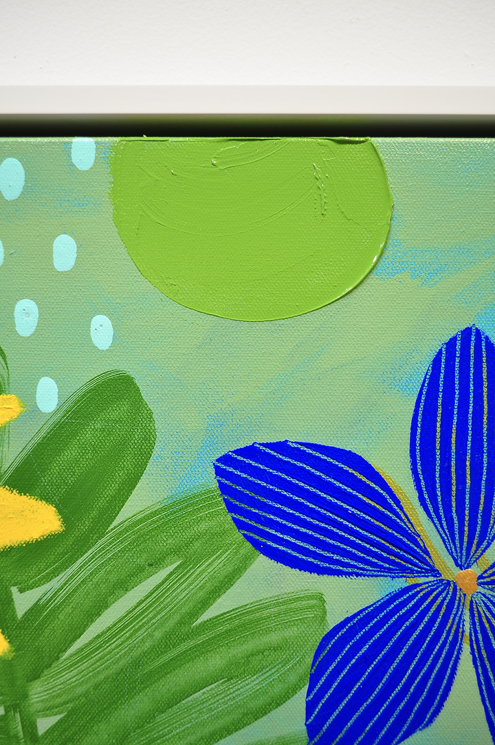 Simple Pleasures - FRAMED 48.5x48.5 on Canvas