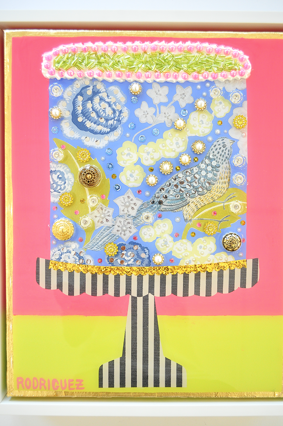 Heirloom Recipe - 12.5 x 15.5 Framed Mixed Media on Canvas