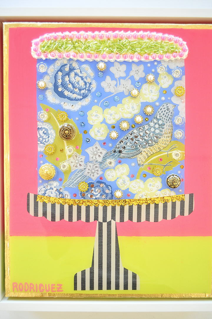 Heirloom Recipe - 12.5 x 15.5 Framed Mixed Media on Canvas