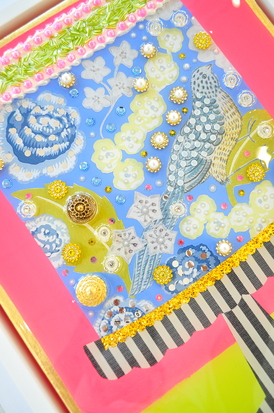 Heirloom Recipe - 12.5 x 15.5 Framed Mixed Media on Canvas