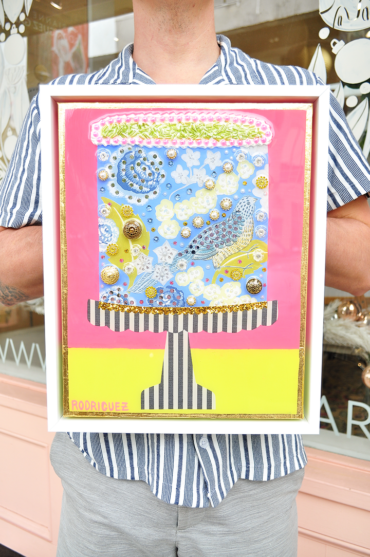 Heirloom Recipe - 12.5 x 15.5 Framed Mixed Media on Canvas