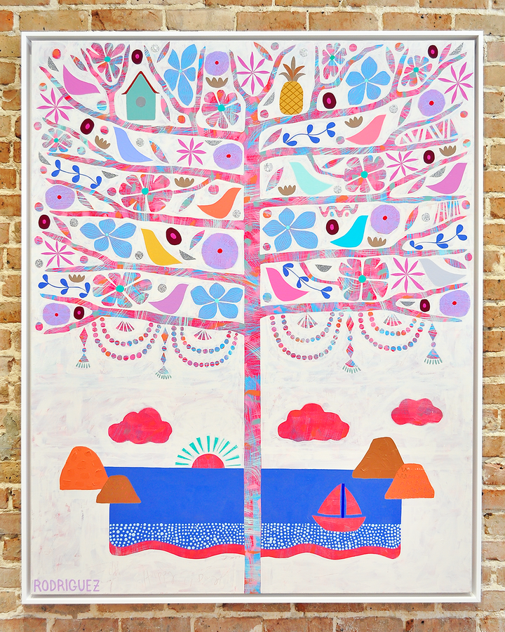 Oh Happy Day - Framed 62x50 on Canvas (Inquire)