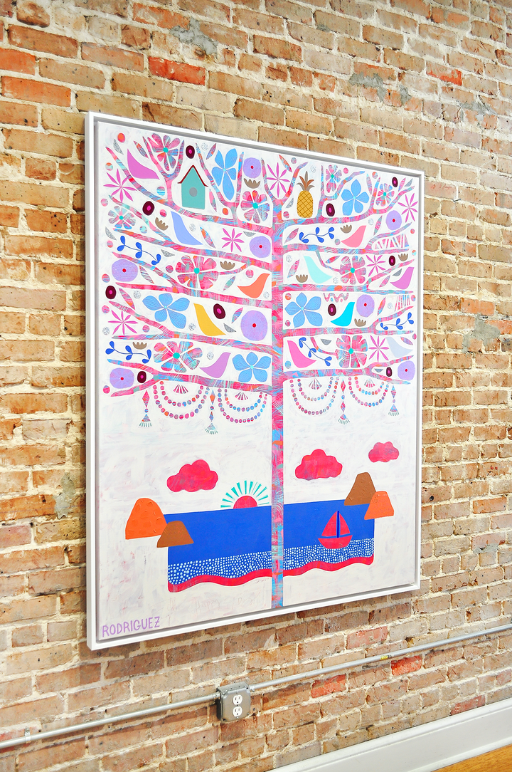 Oh Happy Day - Framed 62x50 on Canvas (Inquire)