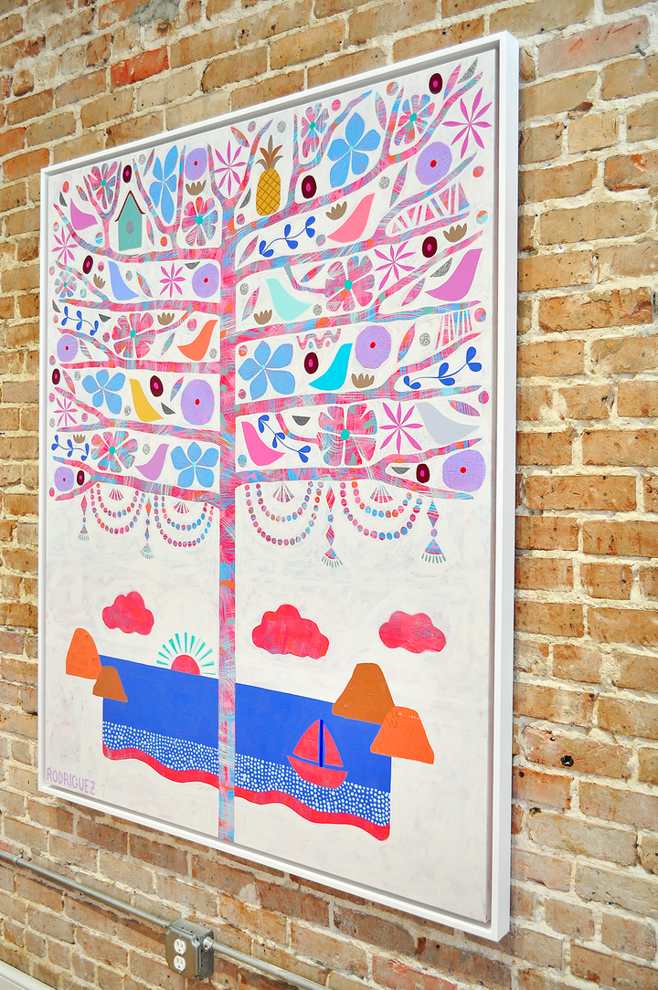 Oh Happy Day - Framed 62x50 on Canvas (Inquire)