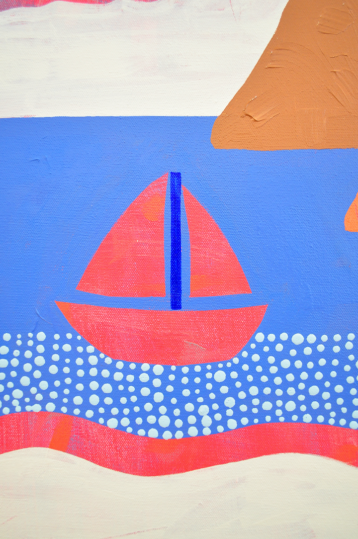 Oh Happy Day - Framed 62x50 on Canvas (Inquire)