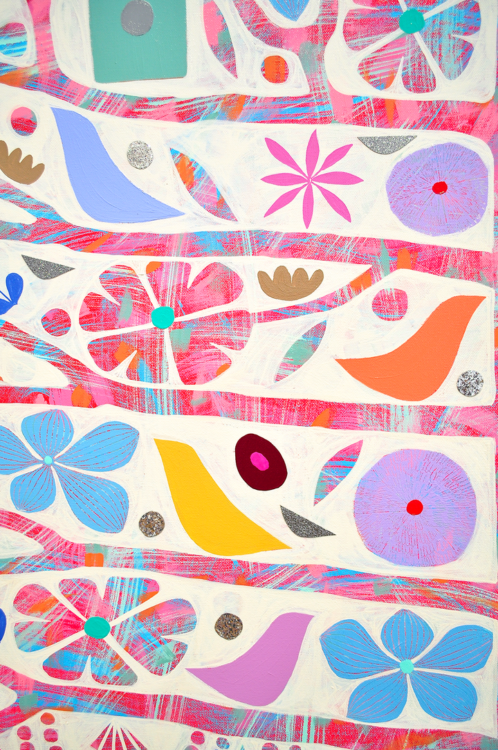 Oh Happy Day - Framed 62x50 on Canvas (Inquire)