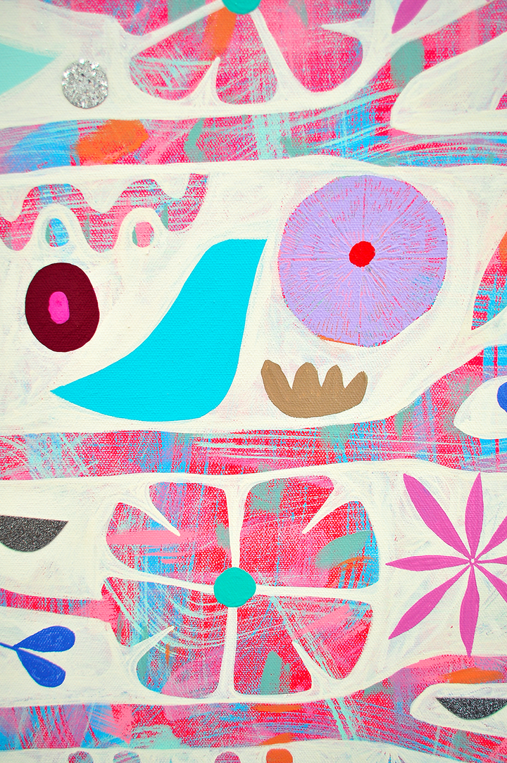 Oh Happy Day - Framed 62x50 on Canvas (Inquire)