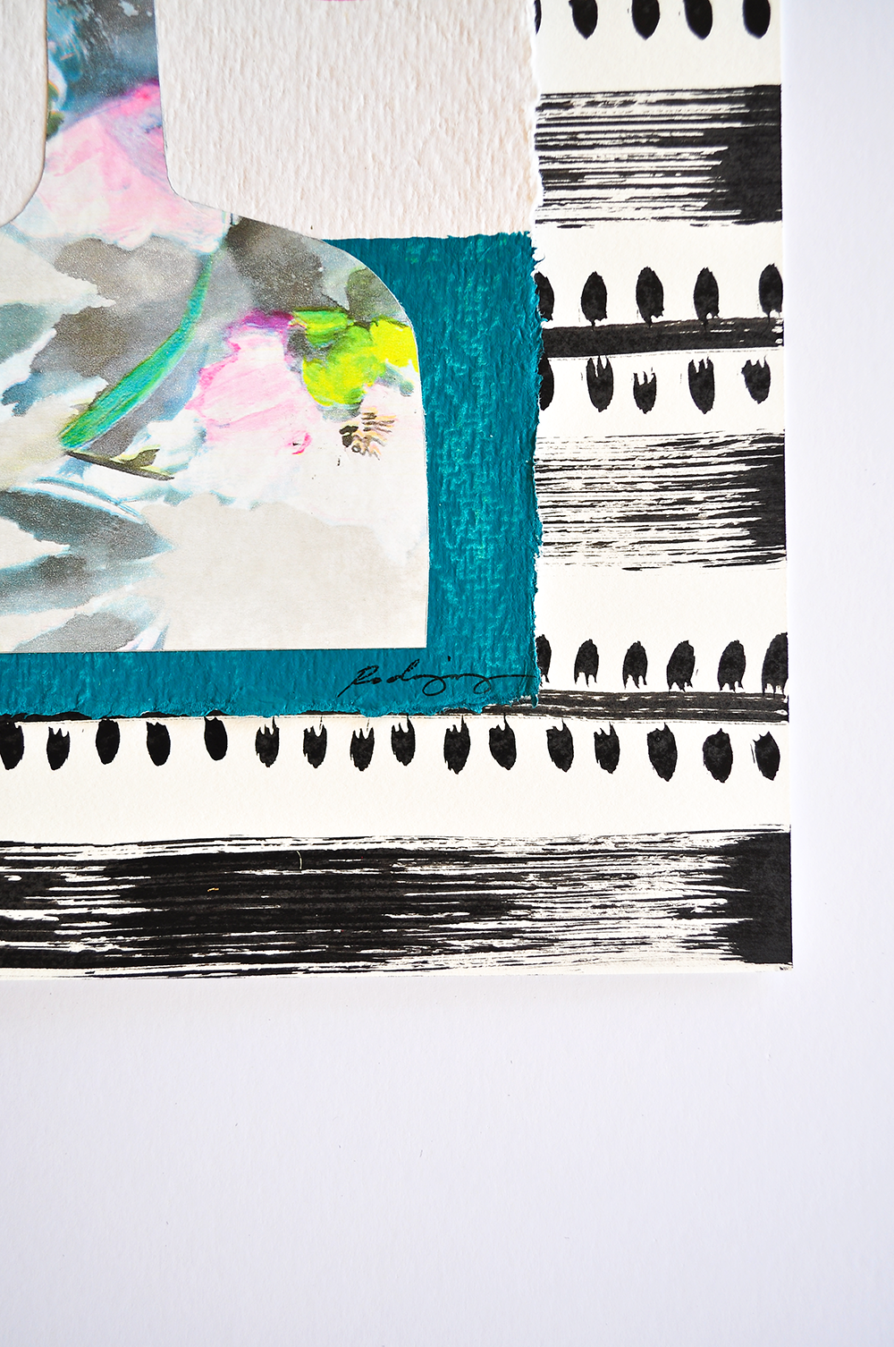Flowergram 18 - 11x8.5 Mixed Media on Paper