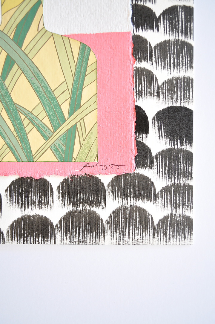 Flowergram 86 (CWL34) - 11x8.5 Mixed Media on Paper