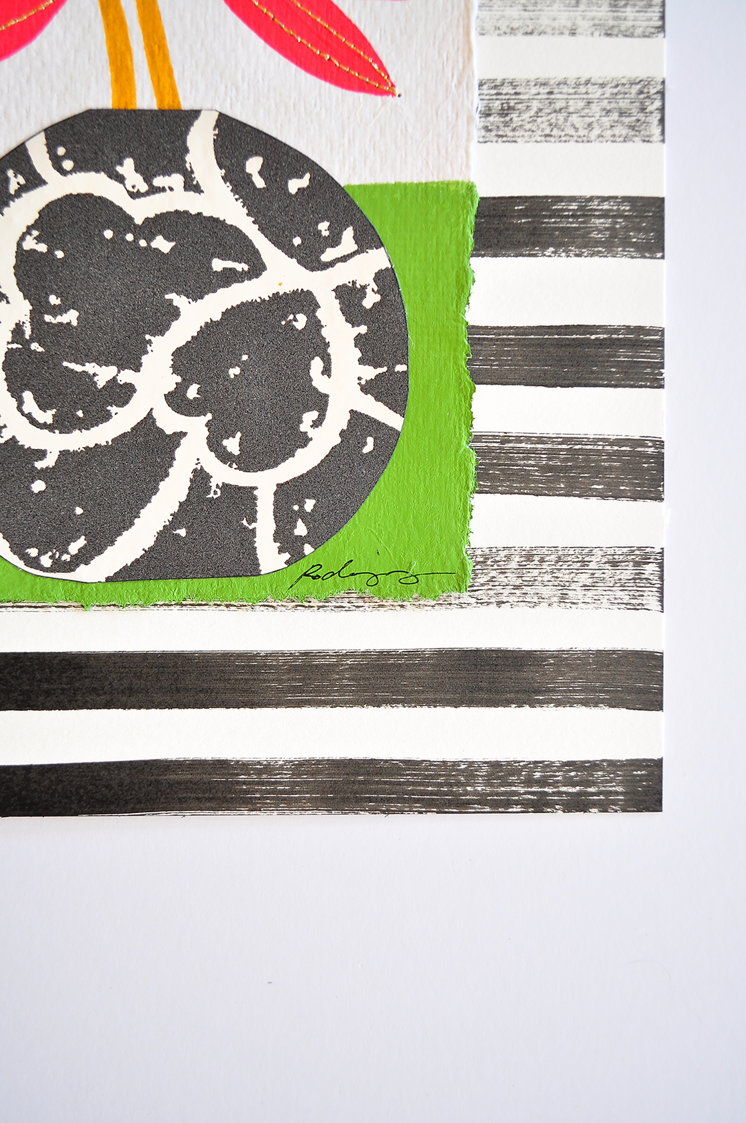 Flowergram 87 (CWL35) - 11x8.5 Mixed Media on Paper