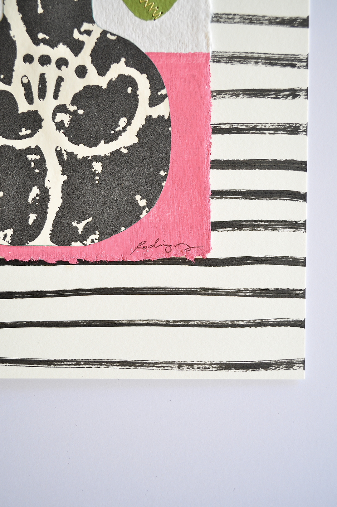Flowergram 98- 11x8.5 Mixed Media on Paper