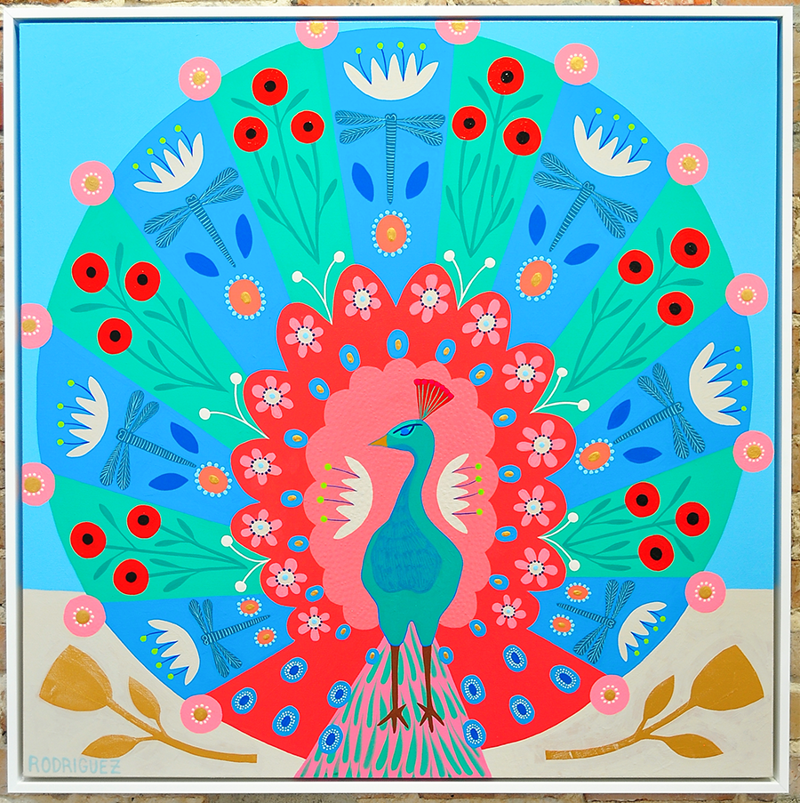 Love and Devotion - Framed 37.5x37.5 on Canvas