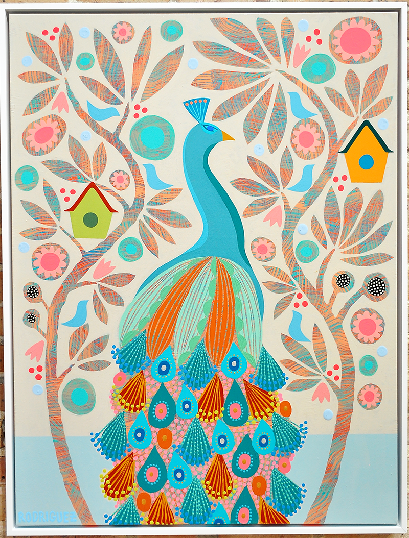Delphine - Framed 31.5x41.5 on Canvas *NEW*