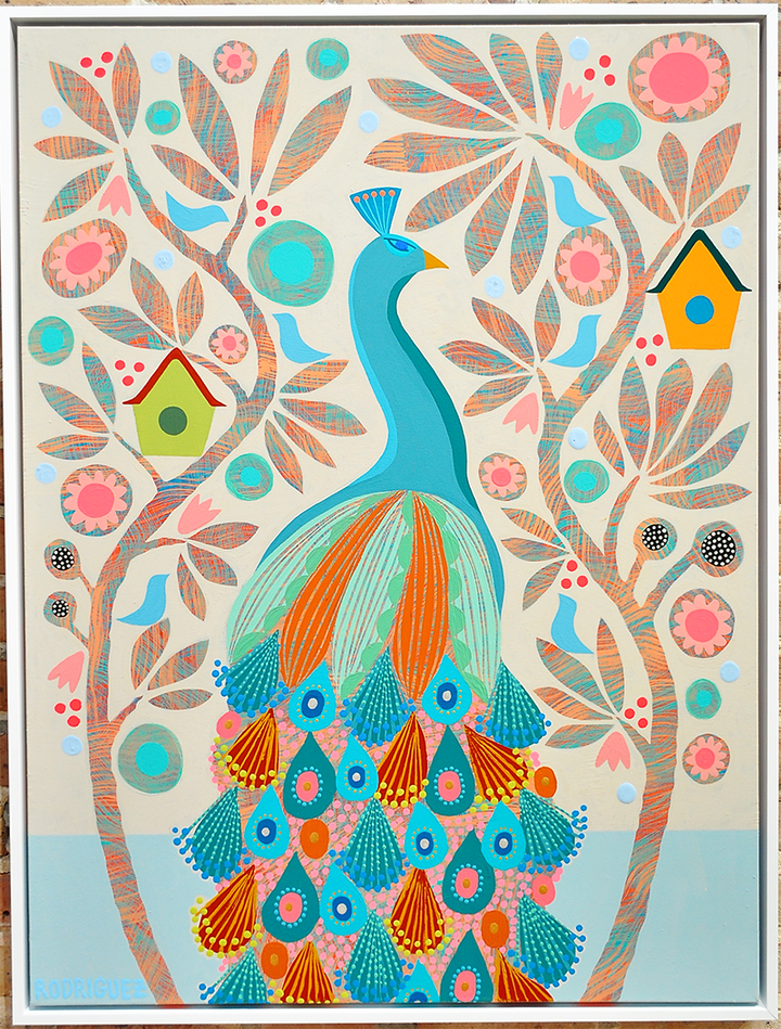 Delphine - Framed 31.5x41.5 on Canvas *NEW*