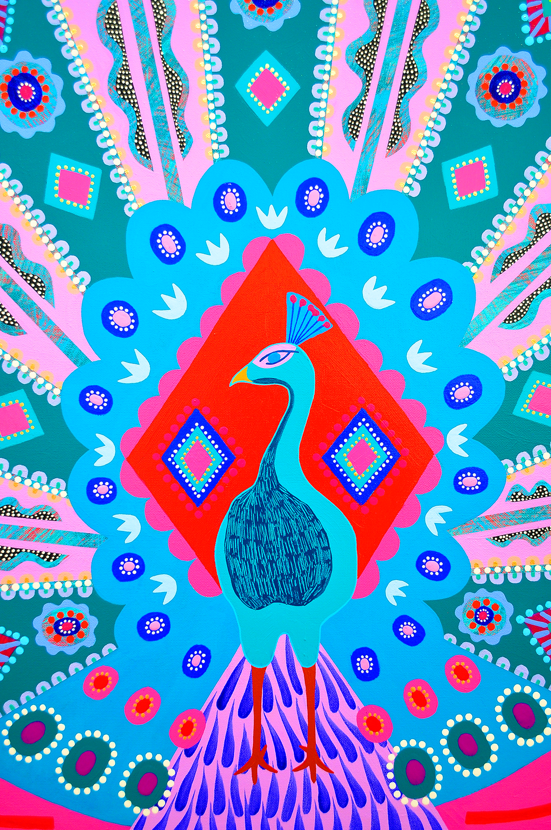 Hidden Jewel - Framed 37.5x37.5 on Canvas [AR]