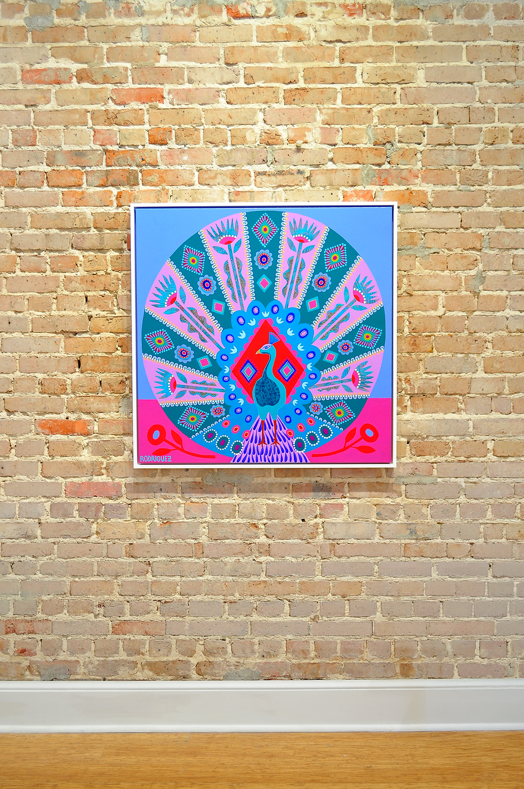 Hidden Jewel - Framed 37.5x37.5 on Canvas [AR]