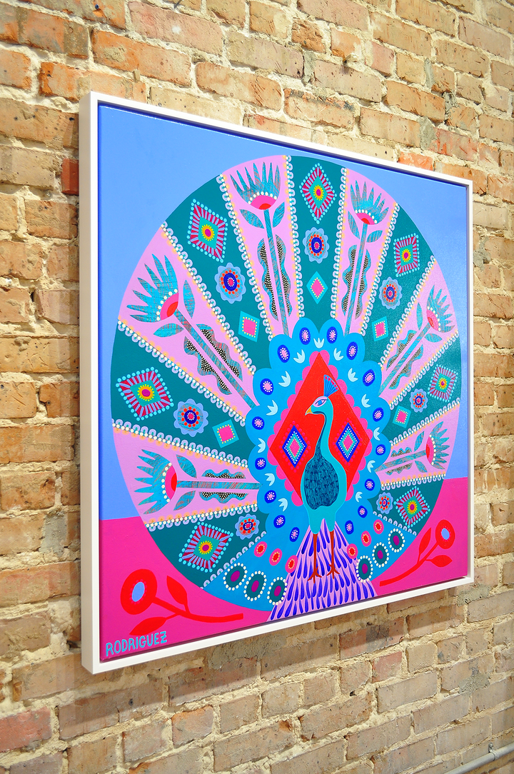 Hidden Jewel - Framed 37.5x37.5 on Canvas [AR]